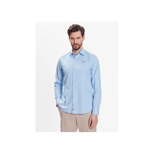 La Martina Koszula VMC002 PP483 Błękitny Slim Fit ze sklepu MODIVO w kategorii Koszule męskie - zdjęcie 172165746