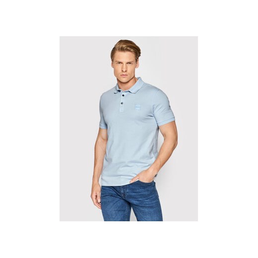 Boss Polo Passenger 50472668 Błękitny Slim Fit ze sklepu MODIVO w kategorii T-shirty męskie - zdjęcie 172165877