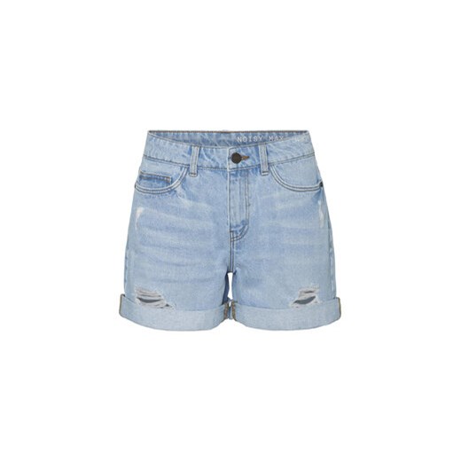 Noisy May Szorty jeansowe Smiley 27016474 Błękitny Regular Fit ze sklepu MODIVO w kategorii Szorty - zdjęcie 172165957