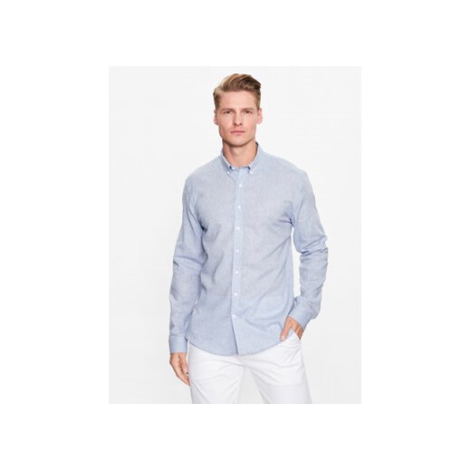 Lindbergh Koszula 30-203344 Błękitny Slim Fit ze sklepu MODIVO w kategorii Koszule męskie - zdjęcie 172166007