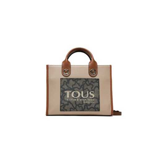 TOUS Torebka Shopper M.Amaya K Icon 2001660343 Beżowy ze sklepu MODIVO w kategorii Torby Shopper bag - zdjęcie 172166315