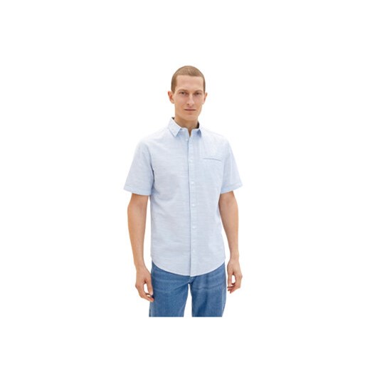 Tom Tailor Koszula 1034881 Błękitny ze sklepu MODIVO w kategorii Koszule męskie - zdjęcie 172166339