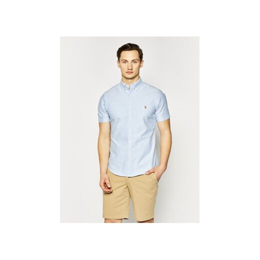 Polo Ralph Lauren Koszula Classics 710787736 Błękitny Slim Fit ze sklepu MODIVO w kategorii Koszule męskie - zdjęcie 172166368