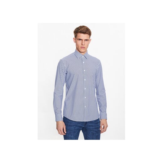 Boss Koszula P-Joe-Kent-C1-222 50490372 Niebieski Regular Fit ze sklepu MODIVO w kategorii Koszule męskie - zdjęcie 172166457