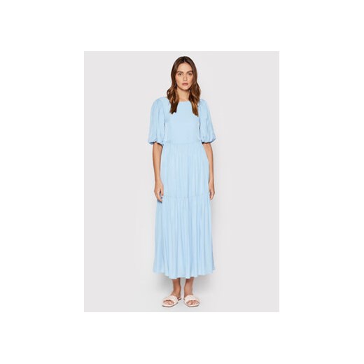 ONLY Sukienka letnia Luna 15255162 Błękitny Regular Fit ze sklepu MODIVO w kategorii Sukienki - zdjęcie 172166468