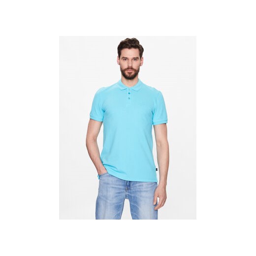 JOOP! Jeans Polo 30025783 Błękitny Modern Fit ze sklepu MODIVO w kategorii T-shirty męskie - zdjęcie 172166577
