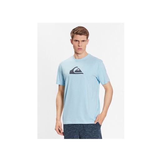 Quiksilver T-Shirt Comp Logo EQYZT06534 Błękitny Regular Fit ze sklepu MODIVO w kategorii T-shirty męskie - zdjęcie 172166635