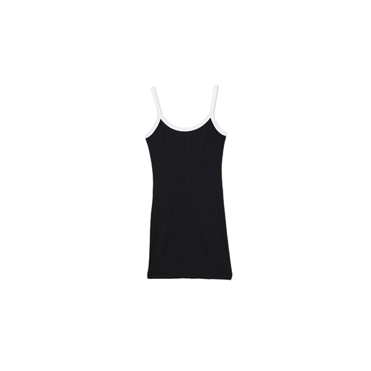 Cropp - Czarna sukienka na ramiączkach - czarny ze sklepu Cropp w kategorii Sukienki - zdjęcie 172166816