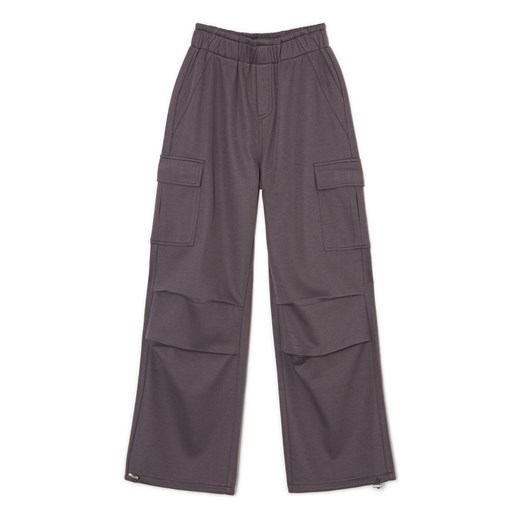 Cropp - Szare spodnie cargo - szary Cropp XL Cropp