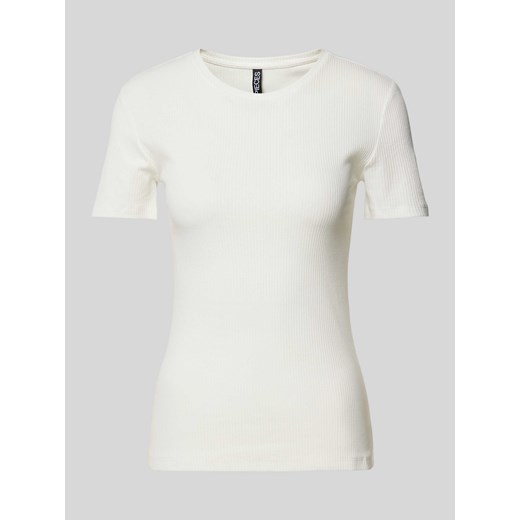 T-shirt z prążkowaniem model ‘RUKA’ ze sklepu Peek&Cloppenburg  w kategorii Bluzki damskie - zdjęcie 172171228