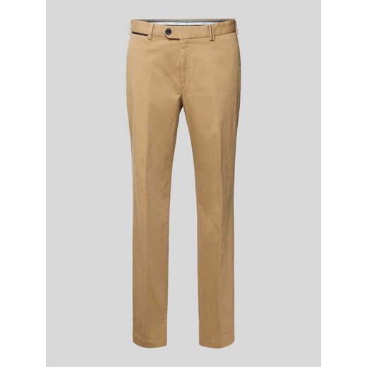 Spodnie o kroju slim fit w kant model ‘PEAKER’ ze sklepu Peek&Cloppenburg  w kategorii Spodnie męskie - zdjęcie 172171315