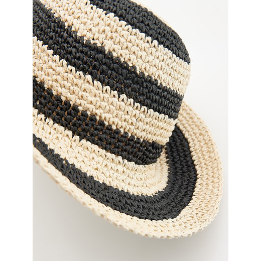 Reserved - Słomkowy kapelusz - kremowy ze sklepu Reserved w kategorii Czapki dziecięce - zdjęcie 172175887