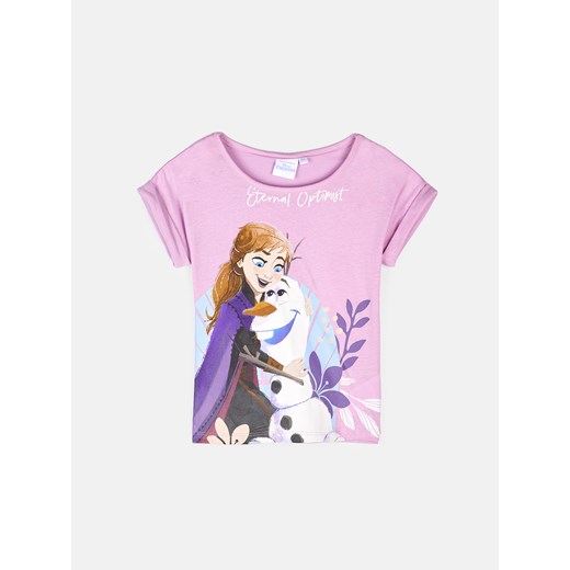 GATE Bawełniana koszulka Frozen 4Y ze sklepu gateshop w kategorii Bluzki dziewczęce - zdjęcie 172177347
