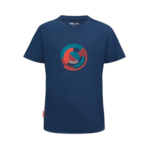 T-shirt chłopięce Trollkids granatowy