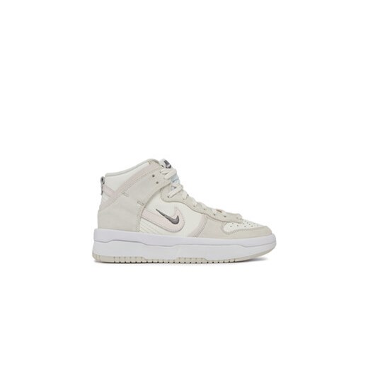 Nike Sneakersy Dunk High Up DH3718 108 Biały ze sklepu MODIVO w kategorii Buty sportowe damskie - zdjęcie 172178249
