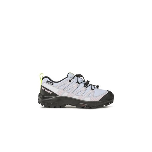 Salomon Sneakersy Xa Pro V8 Climasalomon™ Waterproof L47126400 Niebieski ze sklepu MODIVO w kategorii Buty trekkingowe dziecięce - zdjęcie 172179446