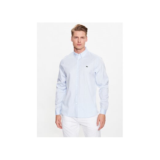 Lacoste Koszula CH2933 Błękitny Regular Fit ze sklepu MODIVO w kategorii Koszule męskie - zdjęcie 172179497