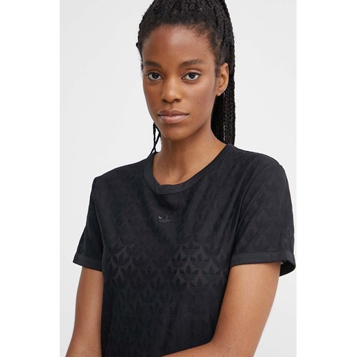 adidas Originals t-shirt damski kolor czarny IT9723 ze sklepu ANSWEAR.com w kategorii Bluzki damskie - zdjęcie 172180275