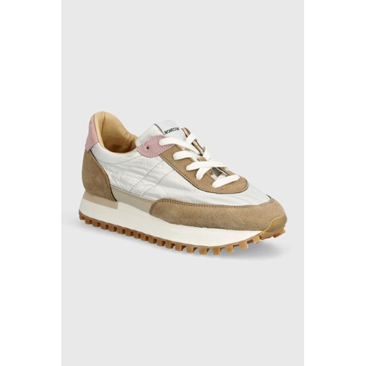 Buty sportowe damskie Novesta sneakersy sznurowane na platformie