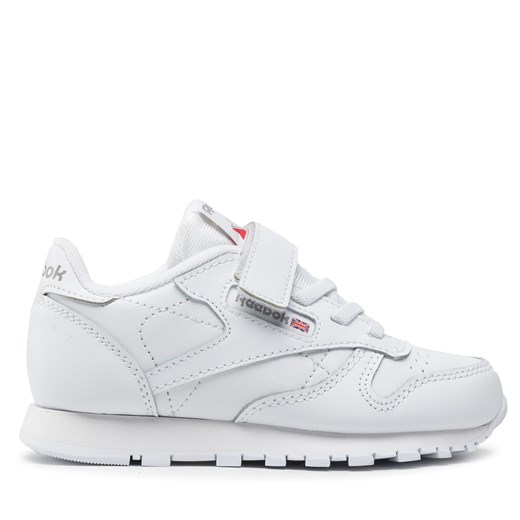 Sneakersy Reebok Classic Leather 1V GZ5257 Biały ze sklepu eobuwie.pl w kategorii Buty sportowe dziecięce - zdjęcie 172181878