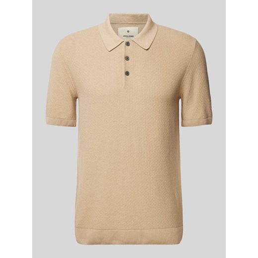 Koszulka polo z fakturowanym wzorem model ‘BLUSANDRI’ ze sklepu Peek&Cloppenburg  w kategorii T-shirty męskie - zdjęcie 172182465