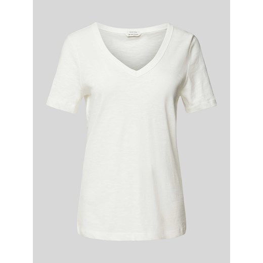 T-shirt z dekoltem w serek ze sklepu Peek&Cloppenburg  w kategorii Bluzki damskie - zdjęcie 172182568