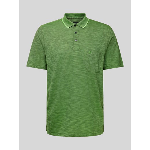Koszulka polo ze wzorem w paski i kieszenią na piersi ze sklepu Peek&Cloppenburg  w kategorii T-shirty męskie - zdjęcie 172182715