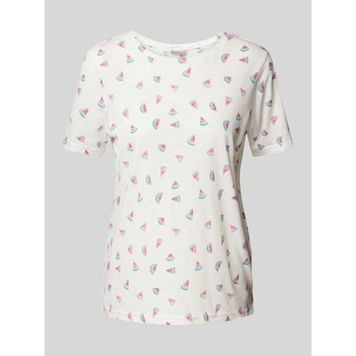 T-shirt z nadrukowanym motywem na całej powierzchni model ‘Hazel’ ze sklepu Peek&Cloppenburg  w kategorii Bluzki damskie - zdjęcie 172182716