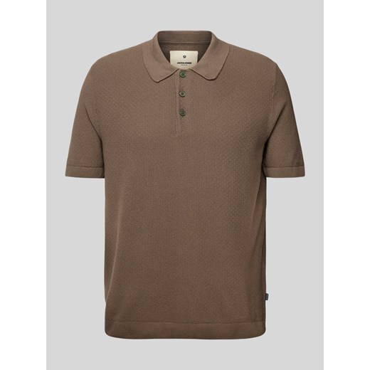 Koszulka polo z fakturowanym wzorem model ‘BLUSANDRI’ ze sklepu Peek&Cloppenburg  w kategorii T-shirty męskie - zdjęcie 172182815