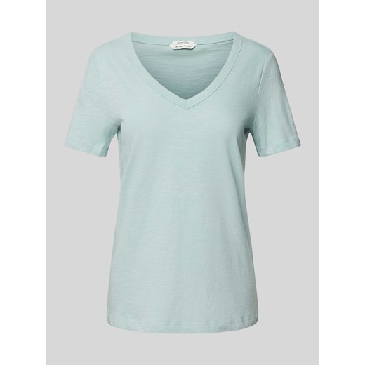 T-shirt z dekoltem w serek ze sklepu Peek&Cloppenburg  w kategorii Bluzki damskie - zdjęcie 172182816