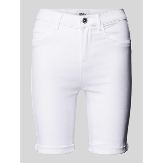 Szorty jeansowe o kroju slim fit z 5 kieszeniami model ‘RAIN LIFE’ ze sklepu Peek&Cloppenburg  w kategorii Szorty - zdjęcie 172182879