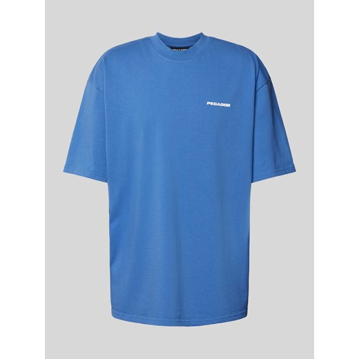 T-shirt o kroju oversized z logo i okrągłym dekoltem ze sklepu Peek&Cloppenburg  w kategorii T-shirty męskie - zdjęcie 172182966