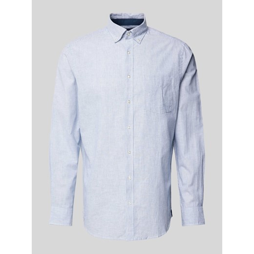 Koszula casualowa z kołnierzykiem typu button down i wzorem w paski ze sklepu Peek&Cloppenburg  w kategorii Koszule męskie - zdjęcie 172182998