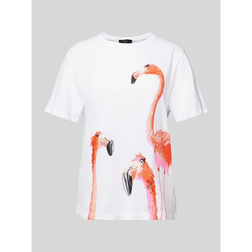 T-shirt z nadrukowanym motywem ze sklepu Peek&Cloppenburg  w kategorii Bluzki damskie - zdjęcie 172183167