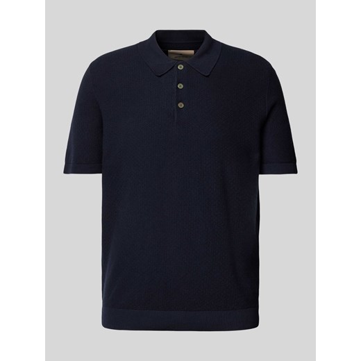 Koszulka polo z fakturowanym wzorem model ‘BLUSANDRI’ ze sklepu Peek&Cloppenburg  w kategorii T-shirty męskie - zdjęcie 172183317