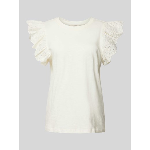 T-shirt w jednolitym kolorze model ‘Azing’ ze sklepu Peek&Cloppenburg  w kategorii Bluzki damskie - zdjęcie 172183386