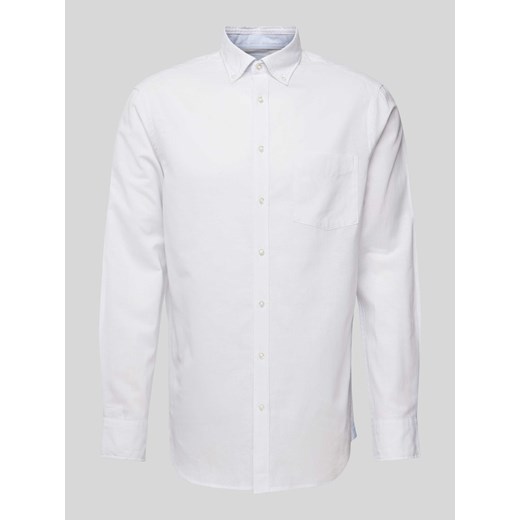 Koszula casualowa z kołnierzykiem typu button down i wzorem w paski ze sklepu Peek&Cloppenburg  w kategorii Koszule męskie - zdjęcie 172183425