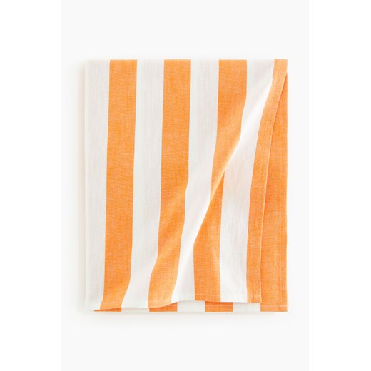 H & M - Wzorzysty obrus bawełniany - Pomarańczowy ze sklepu H&M w kategorii Obrusy i bieżniki - zdjęcie 172183445