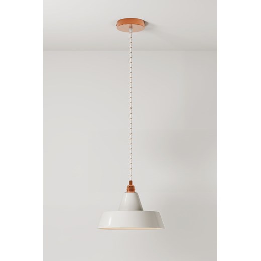 H & M - Lampa Z Kloszem Sombrero - Biały ze sklepu H&M w kategorii Lampy wiszące - zdjęcie 172183456