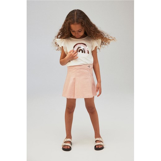 H & M - Plisowana spódnica - Pomarańczowy ze sklepu H&M w kategorii Spódnice dziewczęce - zdjęcie 172183559