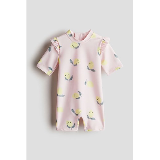 H & M - Kostium kąpielowy z UPF 50 - Różowy ze sklepu H&M w kategorii Odzież dla niemowląt - zdjęcie 172183575