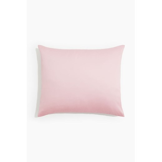 H & M - Satynowa poszewka na poduszkę - Różowy ze sklepu H&M w kategorii Poszewki na poduszki - zdjęcie 172183626
