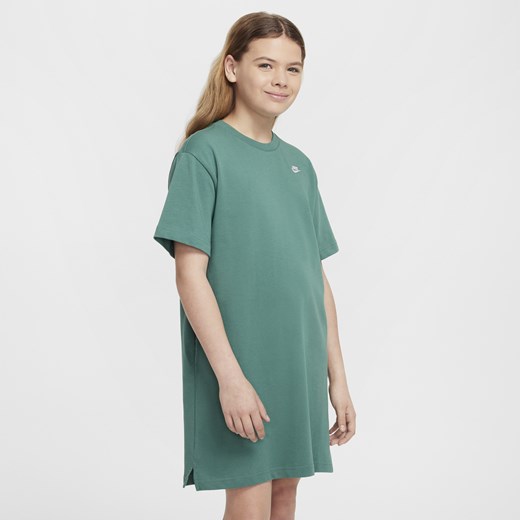 Sukienka dziewczęca zielona Nike 