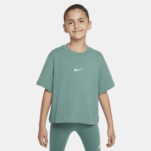 Bluzka dziewczęca zielona Nike 