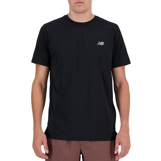 Koszulka New Balance MT41222BK - czarna ze sklepu streetstyle24.pl w kategorii T-shirty męskie - zdjęcie 172184969