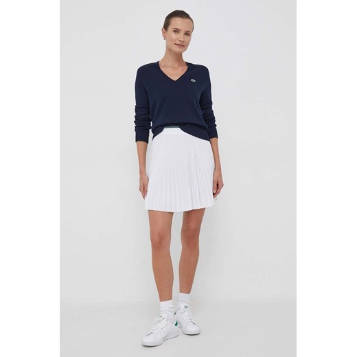 Spódnica biała Lacoste mini 