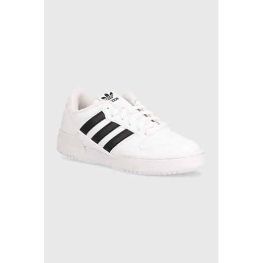 adidas Originals sneakersy skórzane Team Court 2 STR kolor biały ID6631 ze sklepu PRM w kategorii Buty sportowe damskie - zdjęcie 172185298