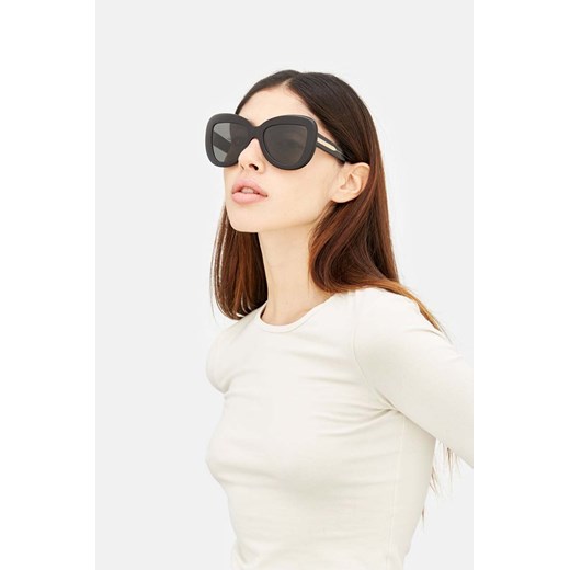 Marni okulary przeciwsłoneczne Elephant Island damskie kolor czarny EYMRN00002 001 NTV ze sklepu PRM w kategorii Okulary przeciwsłoneczne damskie - zdjęcie 172185326