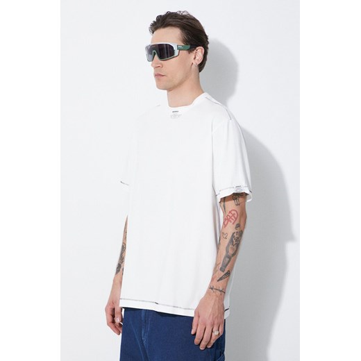 Ader Error t-shirt Tee męski kolor biały gładki BN01SSTS0103 ze sklepu PRM w kategorii T-shirty męskie - zdjęcie 172185467