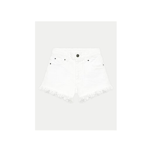 Coccodrillo Szorty jeansowe WC4123201JCG Biały Regular Fit ze sklepu MODIVO w kategorii Spodenki dziewczęce - zdjęcie 172187456